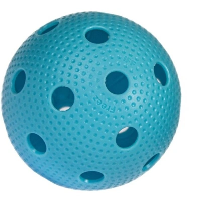 FREEZ BALL OFFICIAL Florbalový míček, modrá, velikost