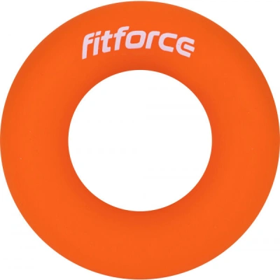 Fitforce RINGGRIP HARD Posilovací kolečko, oranžová, velikost