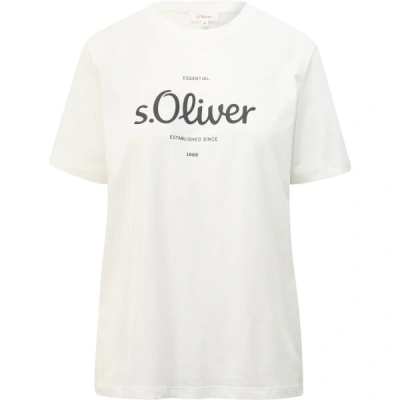 s.Oliver RL T-SHIRT Tričko, bílá, velikost