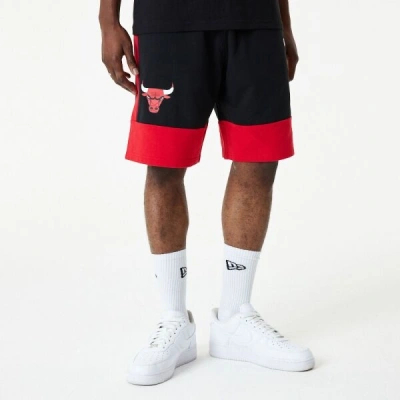 New Era NBA COLOUR BLOCK SHORTS CHIBUL Pánské kraťasy, černá, velikost