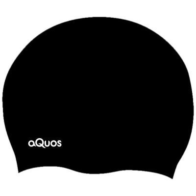 AQUOS COD Plavecká čepice, černá, velikost