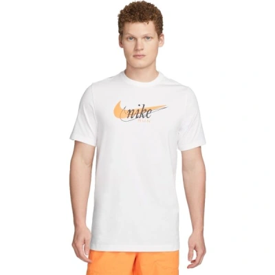 Nike DRI-FIT HERITAGE Pánské tričko, bílá, velikost