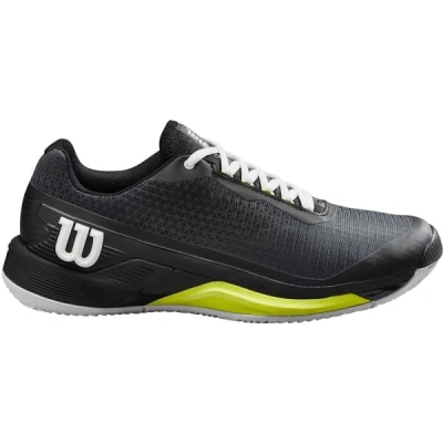 Wilson RUSH PRO 4.0 CLAY Pánská tenisová obuv, černá, velikost 42