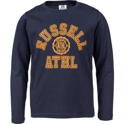 Russell Athletic L/S CREWNECK TEE SHIRT Dětské tričko, tmavě modrá, velikost