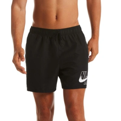 Nike LOGO SOLID 5 Pánské koupací šortky, černá, velikost