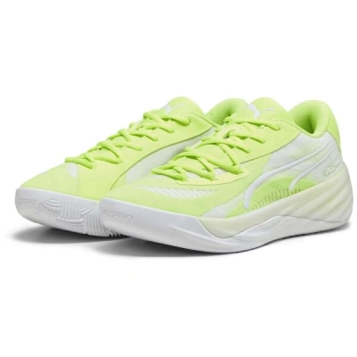 Puma ALL-PRO NITRO Pánská basketbalová obuv, reflexní neon, velikost 47