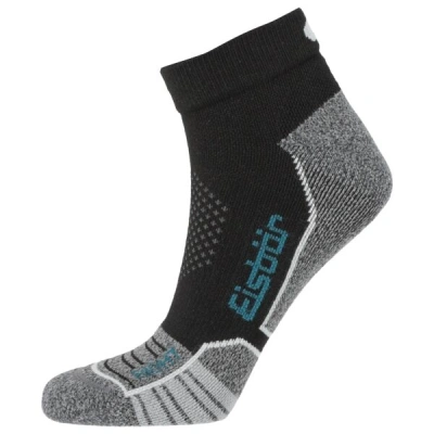 Eisbär LIGHT TREKKING LOW Trekové ponožky, černá, velikost