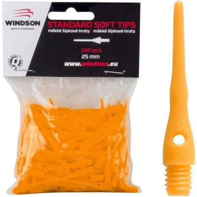 Windson HROTY SOFT 25mm - 150ks Hroty na šipky, oranžová, velikost