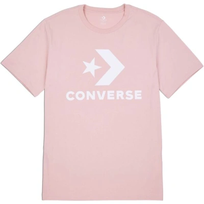 Converse STANDARD FIT CENTER FRONT LARGE LOGO STAR CHEV Unisexové tričko, růžová, velikost