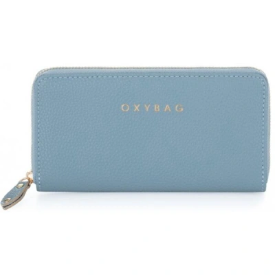 Oxybag MONY L LEATHER Dámská peněženka, modrá, velikost