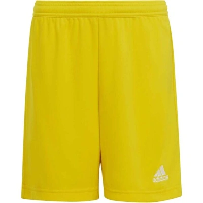 adidas ENTRADA 22 SHORTS Juniorské fotbalové šortky, žlutá, velikost