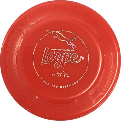 L&oslash;ype PUP 120 DISTANCE Minidisk pro psy, červená, velikost