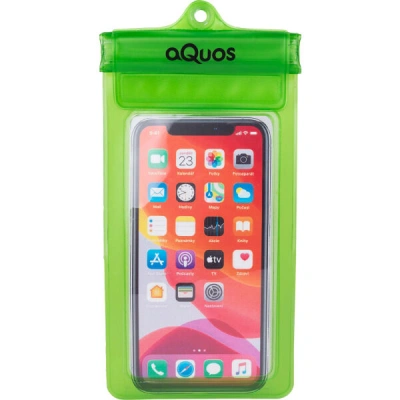 AQUOS PHONE DRY BAG Vodotěsné pouzdro na mobil, zelená, velikost