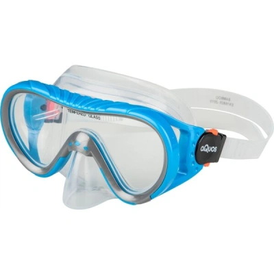 AQUOS BAMBOO JR Juniorská potápěčská maska, modrá, velikost