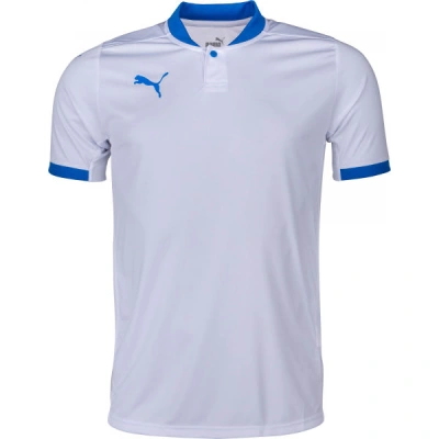 Puma TEAM FINAL JERSEY TEE Pánské fotbalové triko, bílá, velikost