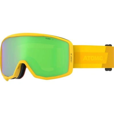 Atomic COUNT JR CYLINDRICAL Juniorské lyžařské brýle, žlutá, velikost