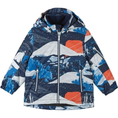 REIMA KANTO Dětská lyžařská bunda, tmavě modrá, velikost
