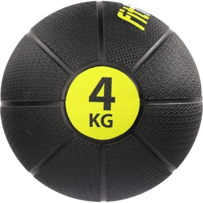 Fitforce MEDICINE BALL 4 KG Medicinbal, černá, velikost