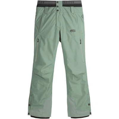 Picture OBJECT Pánské zimní kalhoty, světle zelená, velikost