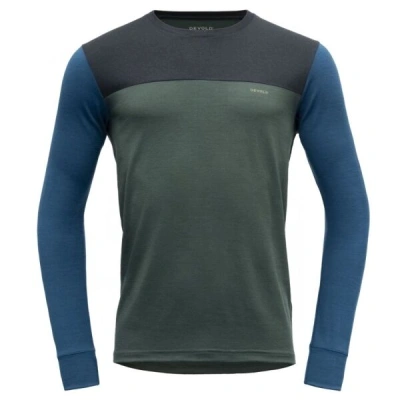 Devold PATCHELL Pánské dvouvrstvé Merino tričko, zelená, velikost