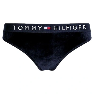 Tommy Hilfiger VEL-BIKINI VELOUR Dámské kalhotky, černá, velikost