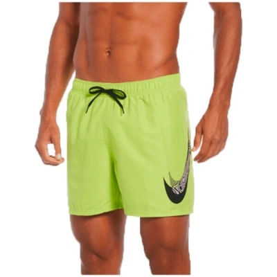 Nike LIQUIFY SWOOSH Pánské plavecké šortky, světle zelená, velikost