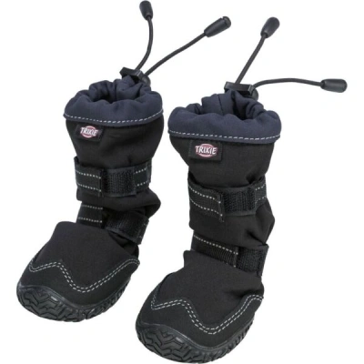 TRIXIE WALKER ACTIVE LONG L-XL Ochranné boty pro psy, černá, velikost