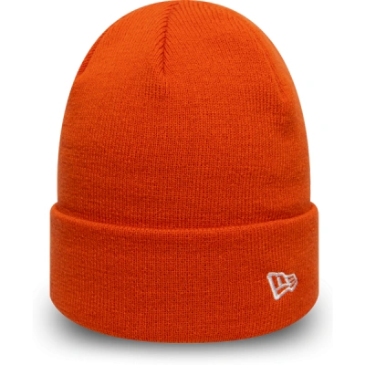 New Era ESSENTIAL KNIT Unisex zimní čepice, oranžová, velikost