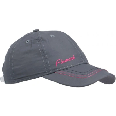 Finmark KIDS’ SUMMER CAP Letní dětská baseballová čepice, šedá, velikost