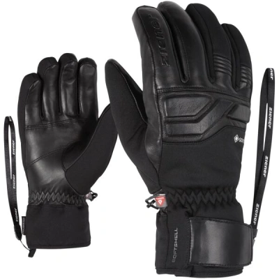 Ziener GUNAR Pánské lyžařské rukavice, černá, velikost