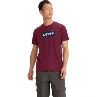 Levi's&reg; GRAPHIC CREWNECK TEE Pánské tričko, vínová, velikost