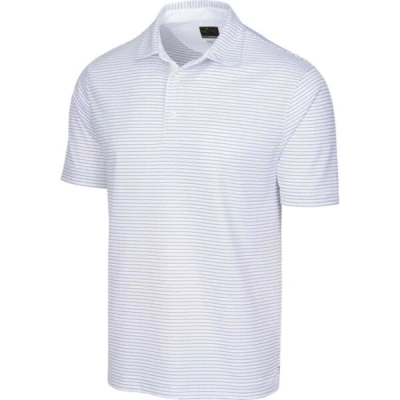 GREGNORMAN PROTEK ML75 STRIPE POLO Pánské golfové polo triko, bílá, velikost