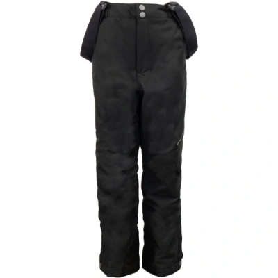 ALPINE PRO MEGGO Dětské lyžařské kalhoty, černá, velikost