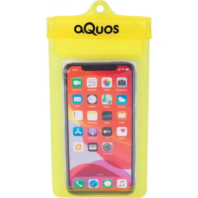 AQUOS PHONE DRY BAG Vodotěsné pouzdro na mobil, žlutá, velikost