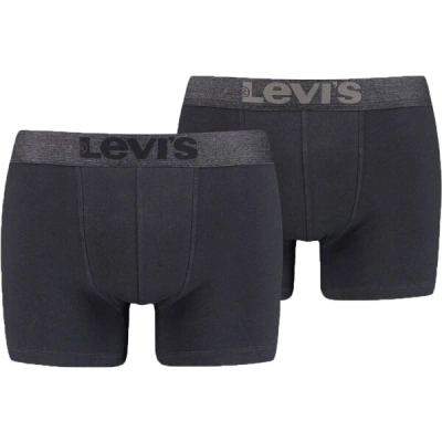 Levi's&reg; BOXER BRIEF 2P Pánské boxerky, černá, velikost