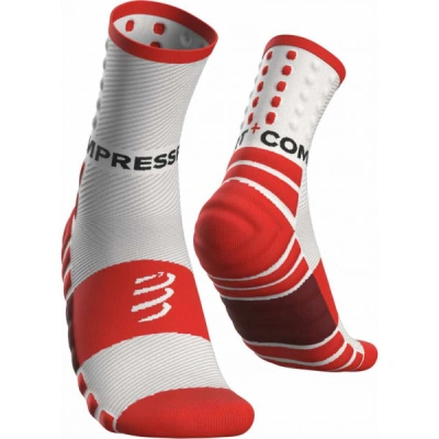 Compressport SHOCK ABSORB SOCKS Běžecké ponožky, bílá, velikost