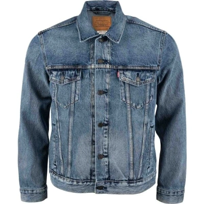 Levi's&reg; THE TRUCKER JACKET CORE Pánská jeansová bunda, modrá, velikost