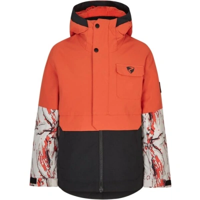 Ziener AWED Chlapecká lyžařská/snowboardová bunda, oranžová, velikost