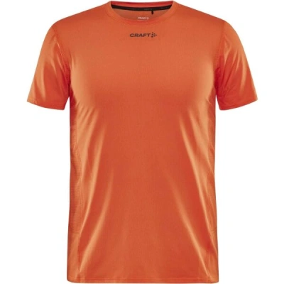 Craft ADV ESSENCE SS TEE M Pánské funkční triko, oranžová, velikost