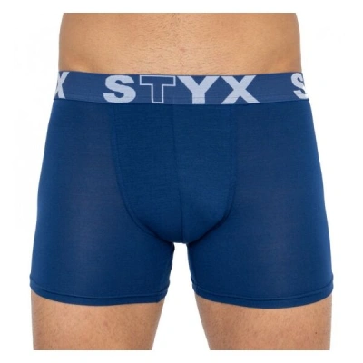 Styx MEN'S BOXERS LONG SPORTS RUBBER Pánské boxerky, modrá, velikost
