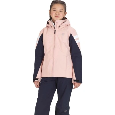 Rossignol SKI JKT Dívčí lyžařská bunda, růžová, velikost