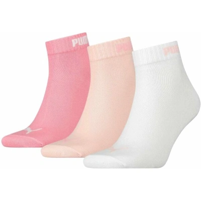 Puma SOCKS LOW 3PPK Ponožky, růžová, velikost
