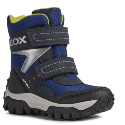Geox J HIMALAYA B. Chlapecké vysoké boty, modrá, velikost