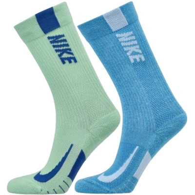 Nike MULTIPLIER Unisexové ponožky, světle modrá, velikost