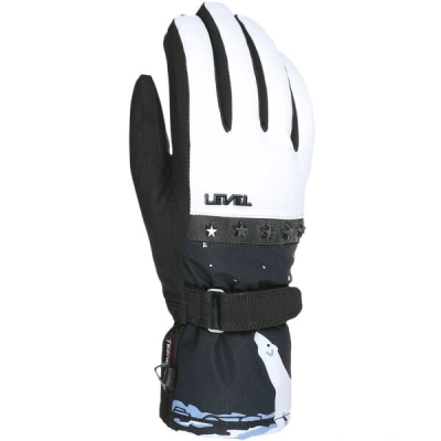 Level VENUS Dámské lyžařské rukavice, černá, velikost