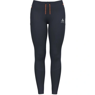 Odlo AXALP WINTER Dámské běžecké elastické kalhoty, tmavě šedá, velikost