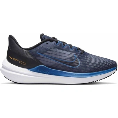 Nike AIR WINFLO 9 Pánská běžecká obuv, tmavě modrá, velikost 41