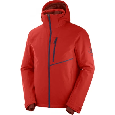 Salomon BLAST JACKET M Pánská lyžařská bunda, červená, velikost