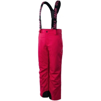 Hi-Tec DRAVEN JR Juniorské lyžařské kalhoty, růžová, velikost