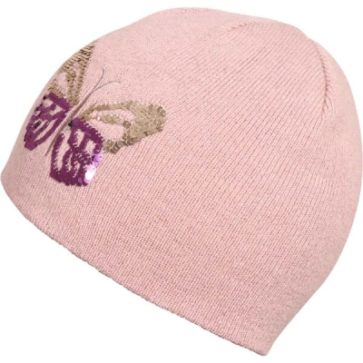 Lewro ROSIE Dívčí pletená čepice, růžová, velikost